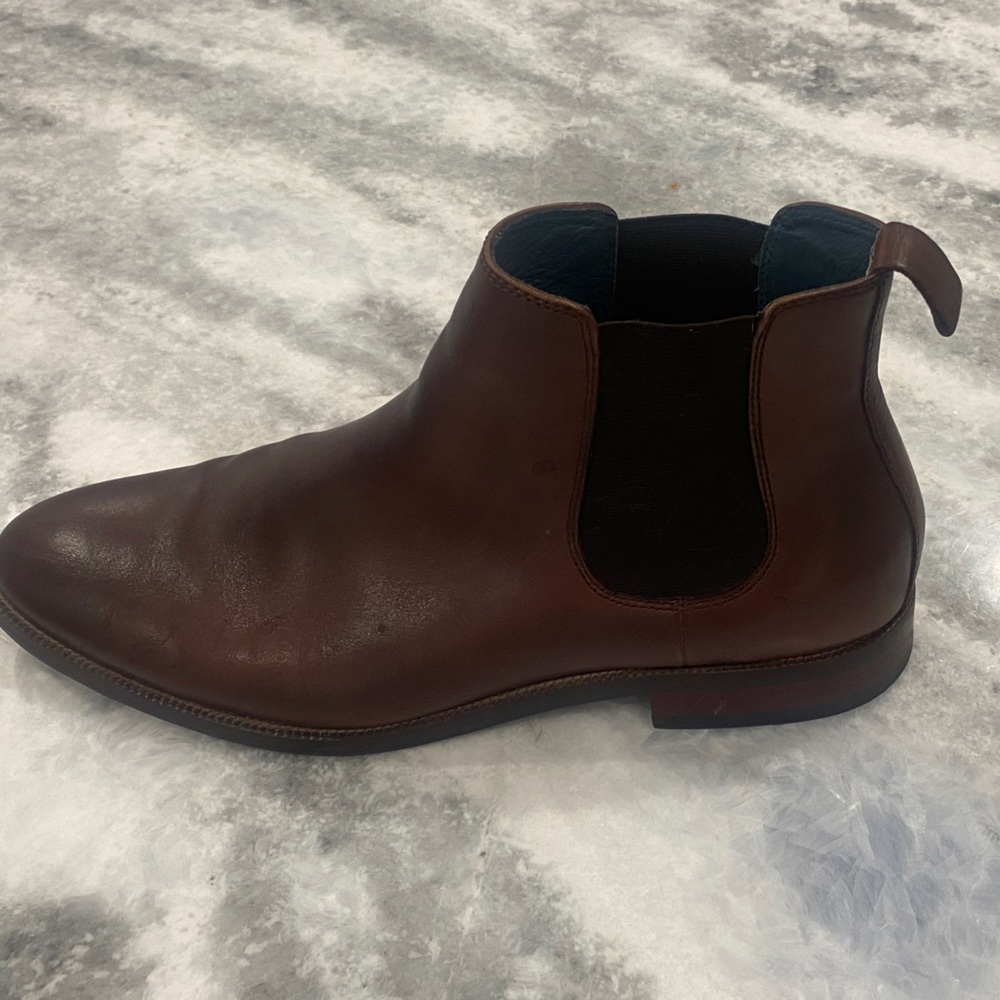 Elegant Brown Leather Ankle Boots